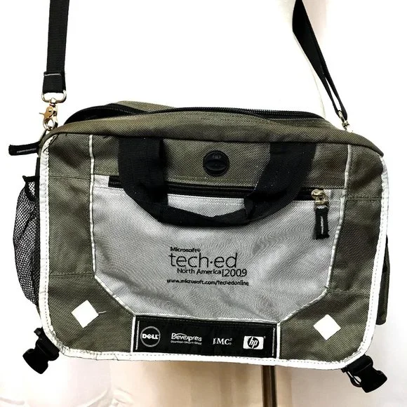 MICROSOFT Tech Ed 2009 Technology IT Laptop Messenger Bag Briefcase