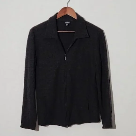 Eileen Fisher Women's Full Zip Wool Jacket in size medium