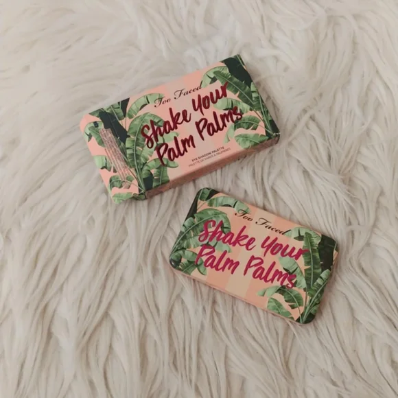 💖FIRM! NWT TOO FACED SHAKE YOUR PALM PALMS MINI EYESHADOW PALETTE (LIMITED EDIT