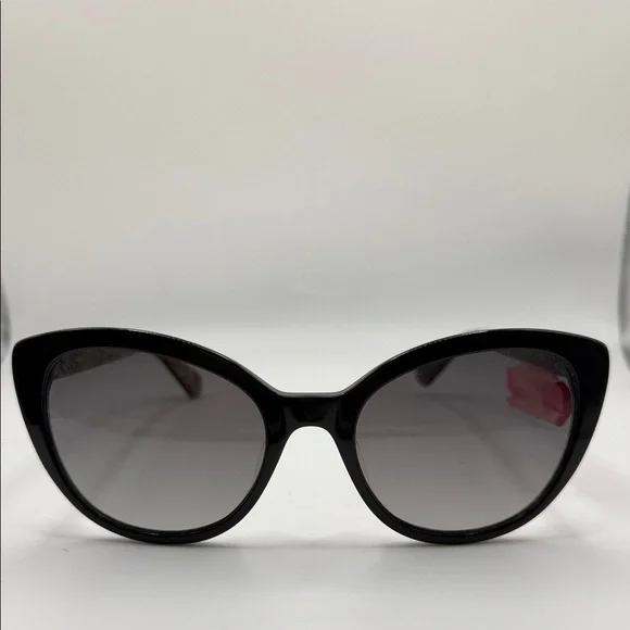 Kate Spade Black Cat-Eye Sunglasses AMBERLEE 807WJ No Case