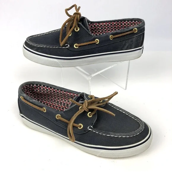 Sperry Top-Sider Women's 6M‎ Boat Shoes Loafer Blue Leather Strings