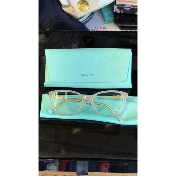 Tiffany & Co. TF 2219-B Cat-Eye Eyeglasses w/ Case & Cloth - Pre-owned Excellent