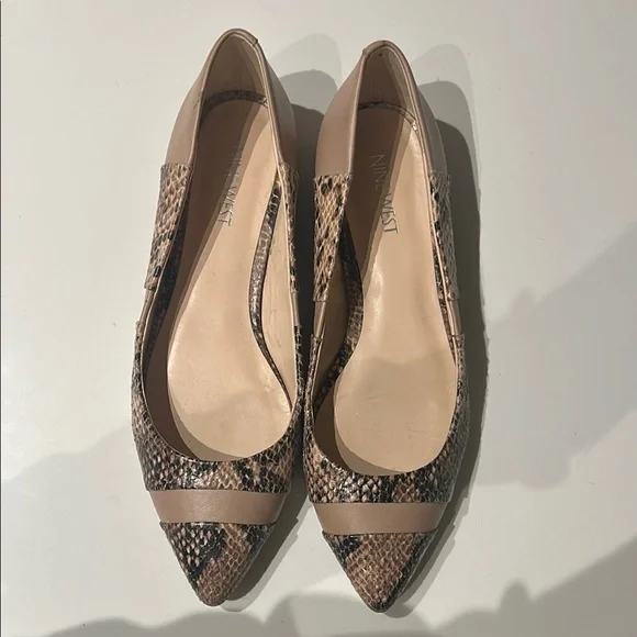 🐍 Nine West Tan and Brown Women's Shoes