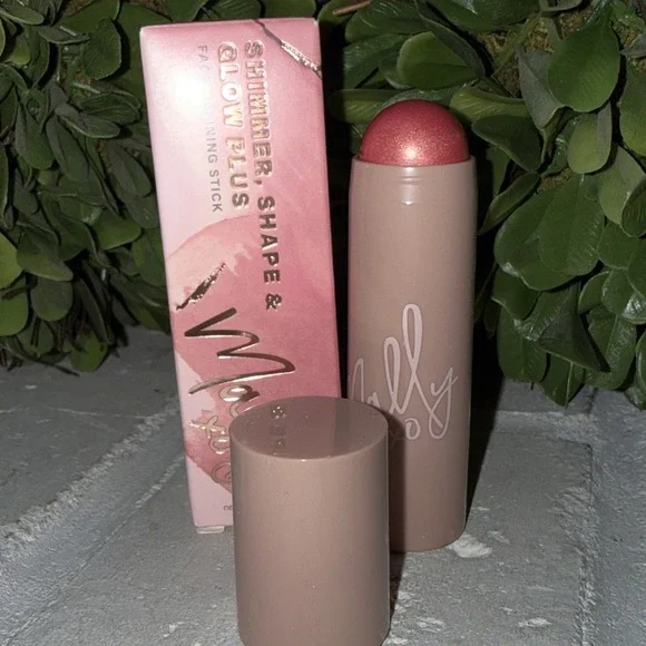MALLY XO ~ SHIMMER‎ SHAPE & GLOW PLUS ~ JUST PINCHED PINK ~ 0.22 OZ