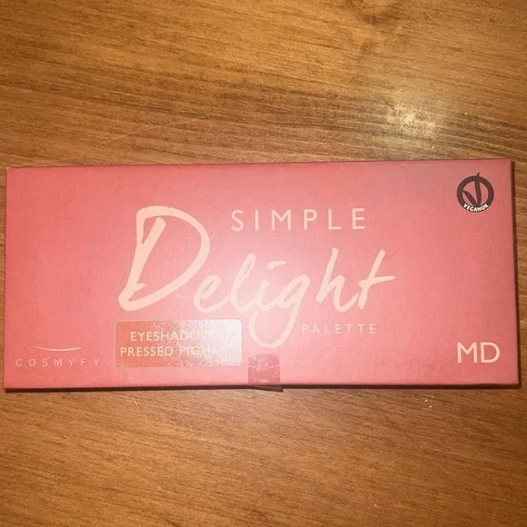 NEW Simple Delight By Cosmyfy Pressed Pigment‎ Palette Eyeshadow