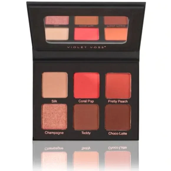 NIB Coral Pop 6-Color Eyeshadow Palette - Violet Voss