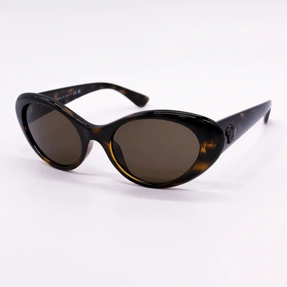 NEW VERSACE VE4455U 108/73 WOMEN CAT EYE SUNGLASSES VERSACE MOD 4455-U HAVANA