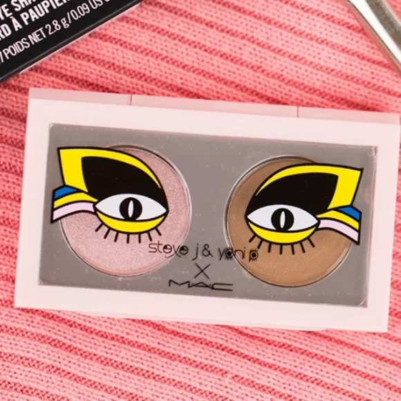❇️🧚‍♀️TOUCH ME BABY MAC x Steve J & Yoni P RARE DISCONTINUED Eye Duo NWT