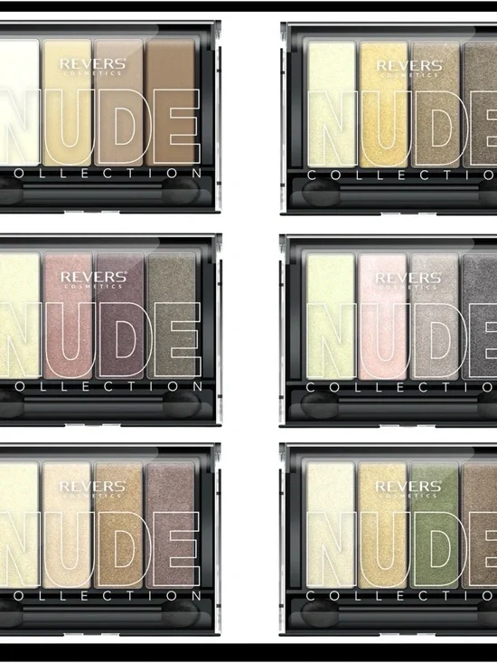 Revers Nude Collection Eyeshadow Palette — Neutral & Soft Pink Shades