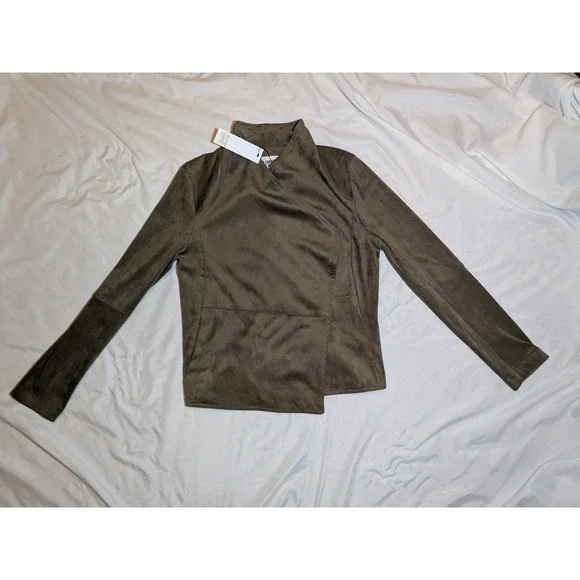 BB Dakota Steve Madden Women's Faux Suede Jacket Retail Price $79.00 Size Small