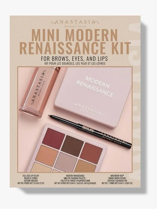 Anastasia Beverly Hills Mini Modern Renaissance Kit in Soft Brown NIB