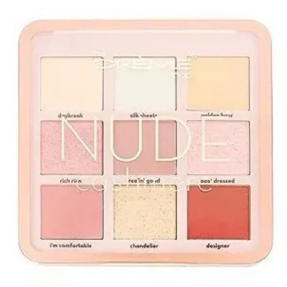 The crème shop nude cashmere 9 color palette