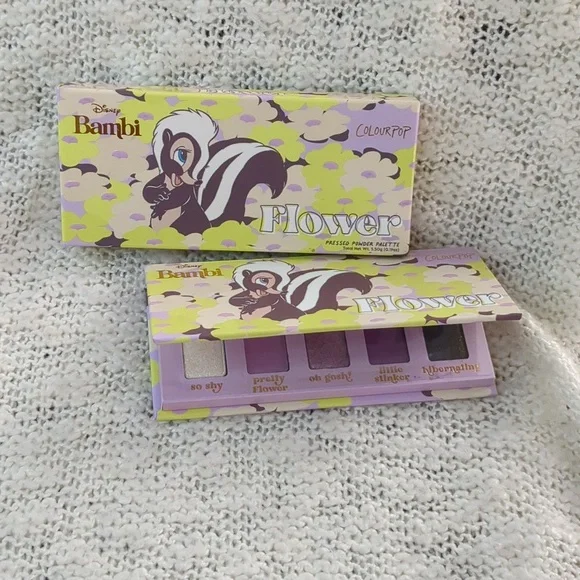 Colourpop Disney Bambi Pressed Powder Palette in Flower, 5.5g/0.19oz
