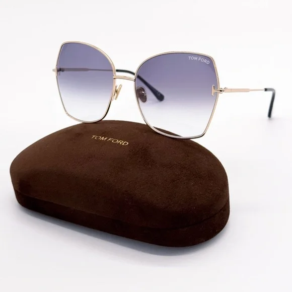 NEW TOM FORD TF951 28B GOLD WOMEN SUNGLASSES FARAH FT0951/S 28B TOM FORD EYEWEAR