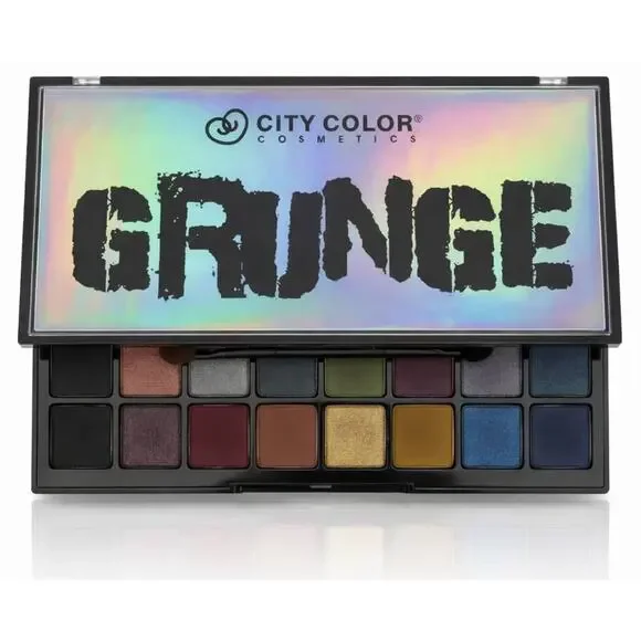 Grunge 18 Shade Eyeshadow Palette - with Mirror