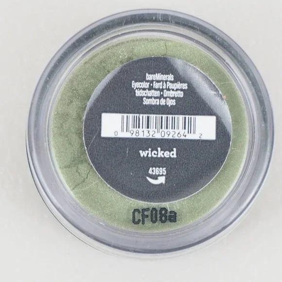 bareMinerals Wicked Eyeshadow Pigment Loose Powder Shimmer Green Eyeliner Makeup