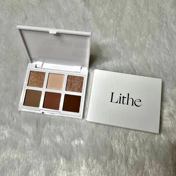 NIB Lithe Night & Day 6 Shade Eyeshadow Palette 6x1g