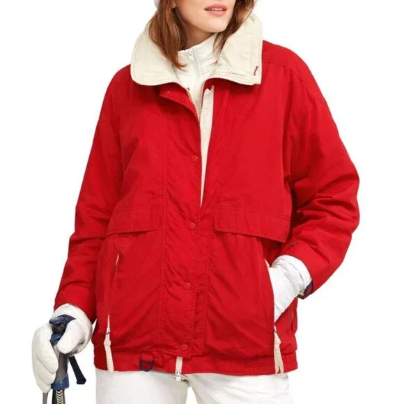 Vintage Woolrich Alpine Ski Jacket Red Winter Coat