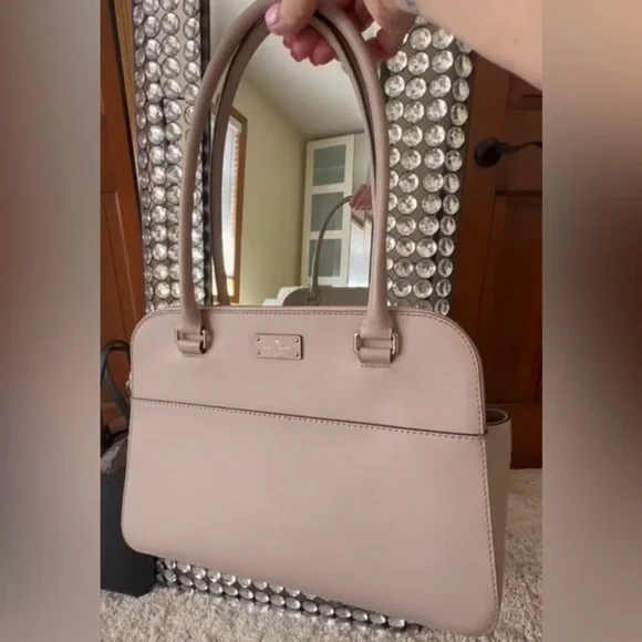 Kate Spade Terri Grove Street Terri Almondine Leather Shoulder Bag