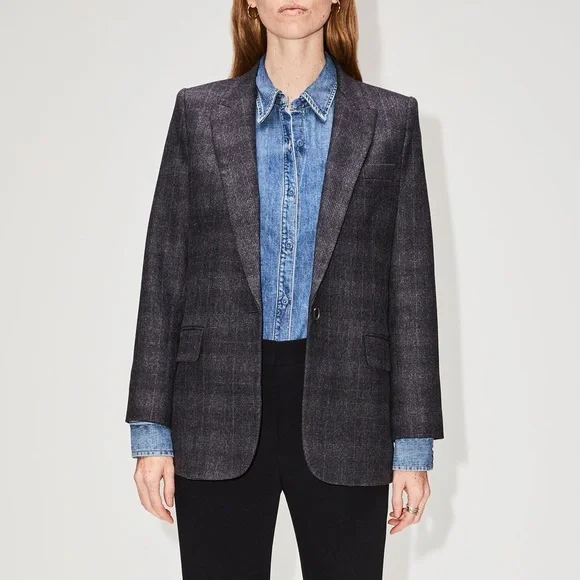Nili Lotan Diane wool cashmere blend blazer