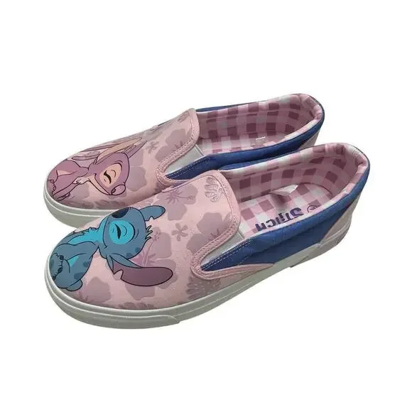 Ground Up Lilo Stitch Slip On Casual Shoes Angel Stitch Size 7.5 Disney Lilo