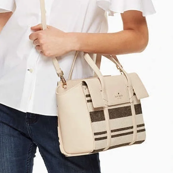 KATE SPADE Daniels Drive Fabric Small Abigail Satchel