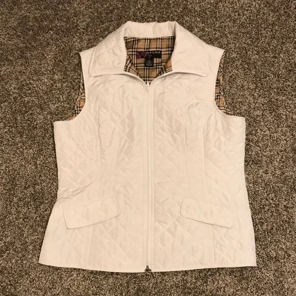 Peck & Peck zippered vest size Large