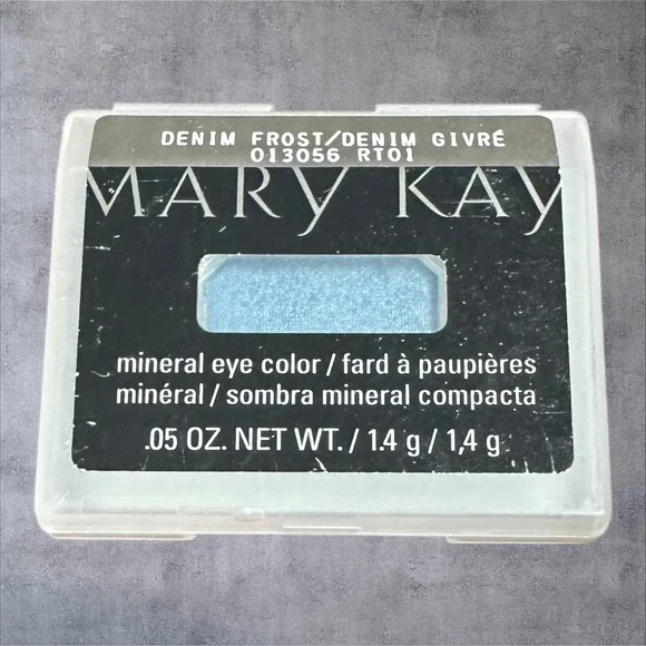 Mary Kay Mineral Eye Color Denim Frost 013056 New Shimmer 0.05 oz Refill Pan