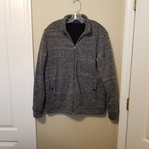 Apt 9 Jacket Full Zip Size M 100% Polyester Shell Faux Fur Body Lining RN 73277