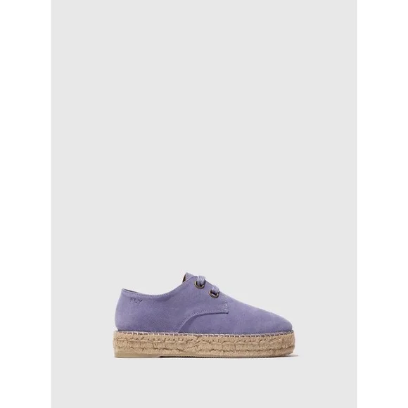 Fly‎ London Lace-up Leather Espadrilles Shoes Women's Size 39 / 8