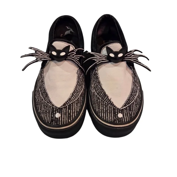 Vans The Nightmare That Stole Christmas Black Cat Mens Sneakers Size 7.5