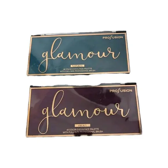 Two Profusion Glamor Makeup Palettes Smokey And‎ Natural