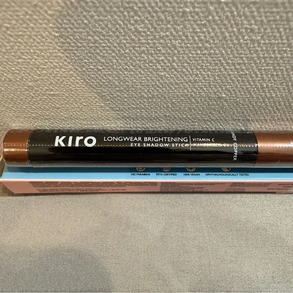 NIB Kiro Longwear Eyeshadow Stick 02 Sandy Copper Vegan Clean Beauty Shadow