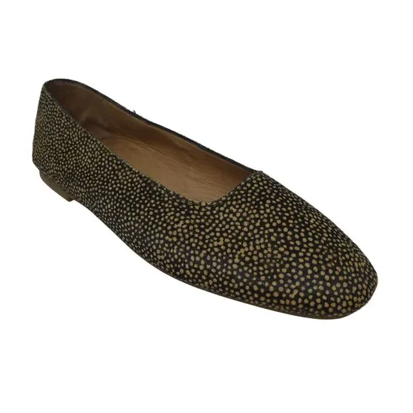 Madewell Corey Spotted Calf Hair Leather Loafers Flats
