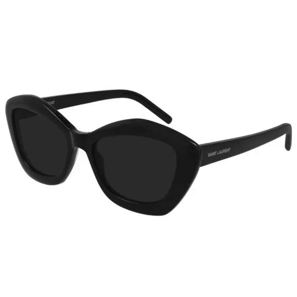 NWT SAINT LAURENT SUNGLASSES BLACK WOMEN CAT EYE EYEWEAR