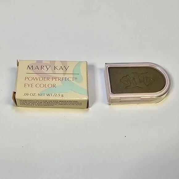 Mary Kay Powder Perfect Eye‎ Color - Olive #5955 - NIB Old Stock