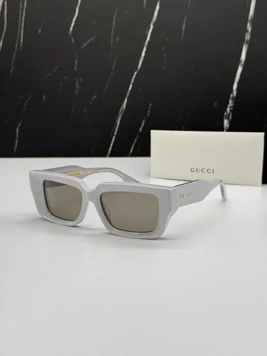NEW GUCCI EYEWEAR GG1529S 004 GRAY UNISEX SUNGLASSES