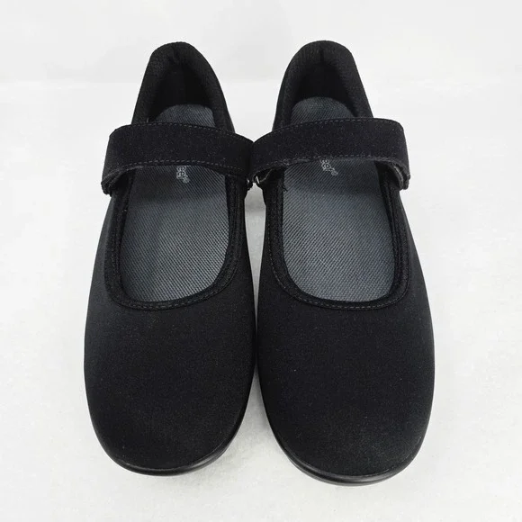 Orthofeet Womens Black 827 Springfield Mary Jane Shoes 11.5 B Medium Comfort