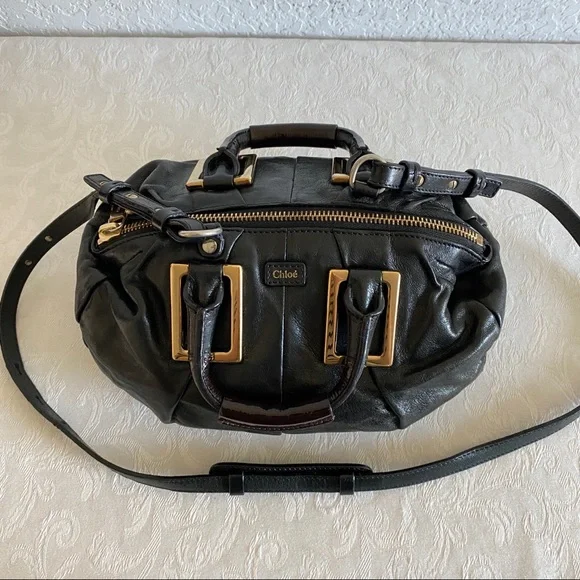 Chloe small Ethel black 2 way bag