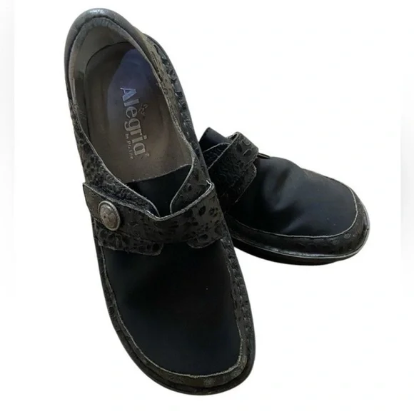 Alegria Black‎ Slip-On Shoes women 7.5