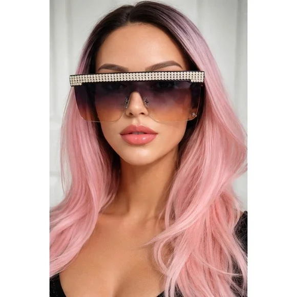Sunglasses Women Brown & Gold CV 400‎ Protection