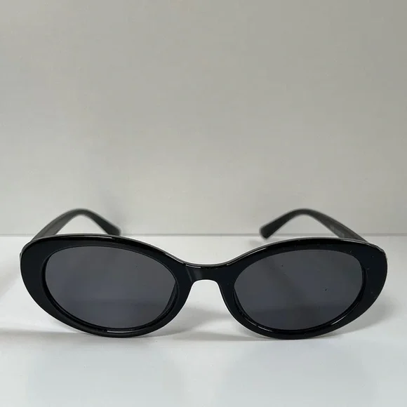 vintage unique retro style black round sunglasses