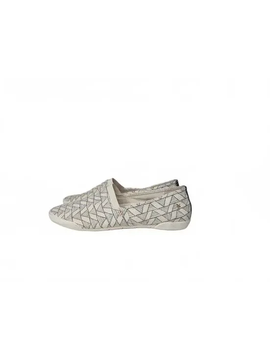 Frye Women's Ivory Melanie Canvas Slip-On Shoes Size 7.5M