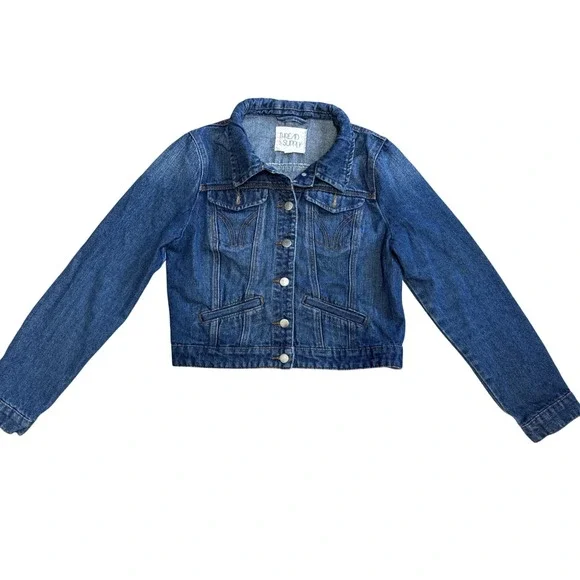 Thread & Supply Blue Denim Jacket Womens Large
