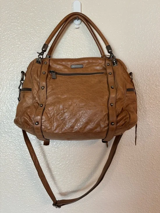 REBECCA MINKOFF Cupid Satchel Leather bag