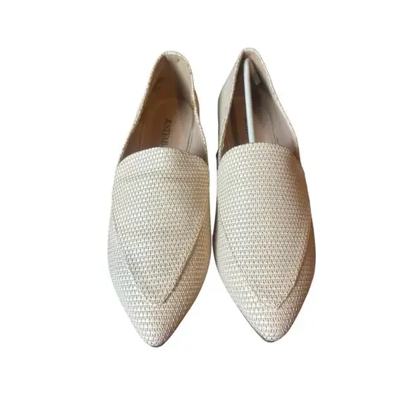 Just Fab Pointed Espadrille Flat Loafer‎ Lightweight Slip On Size 9.5. New