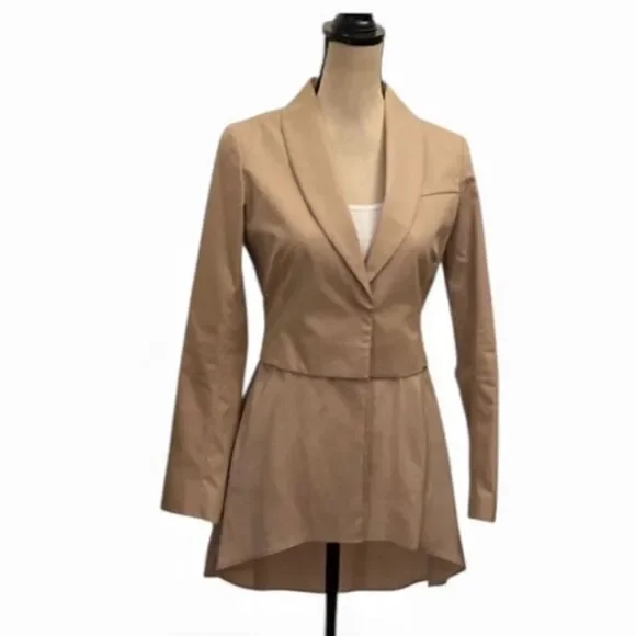 Brunello Cucinelli Elegant Tan Women's Jacket, S
