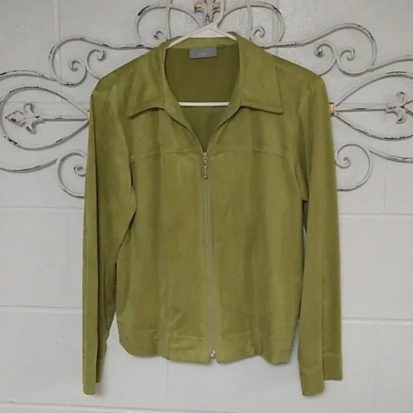 IVY- VINTAGE, STRETCH, SOFT MICROSUEDE, COLLARED BOMBER JACKET