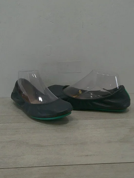 Authentic Tieks Classic Navy Italian Leather Foldable Ballet Flats Balletcore 8