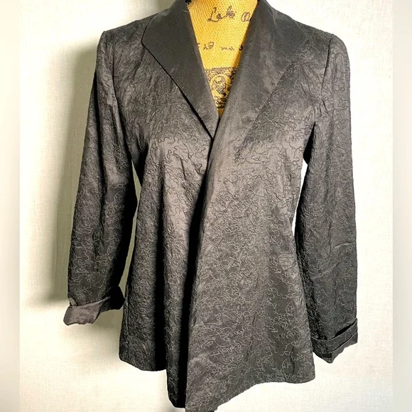 Eileen Fisher Women‎ Sharp Black blazer - Medium
